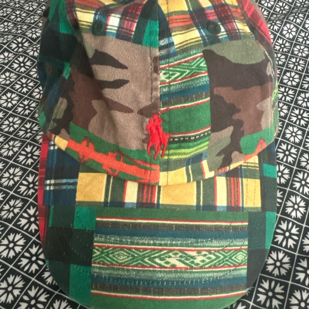 Polo Ralph Lauren Colorful Patchwork Hat OS